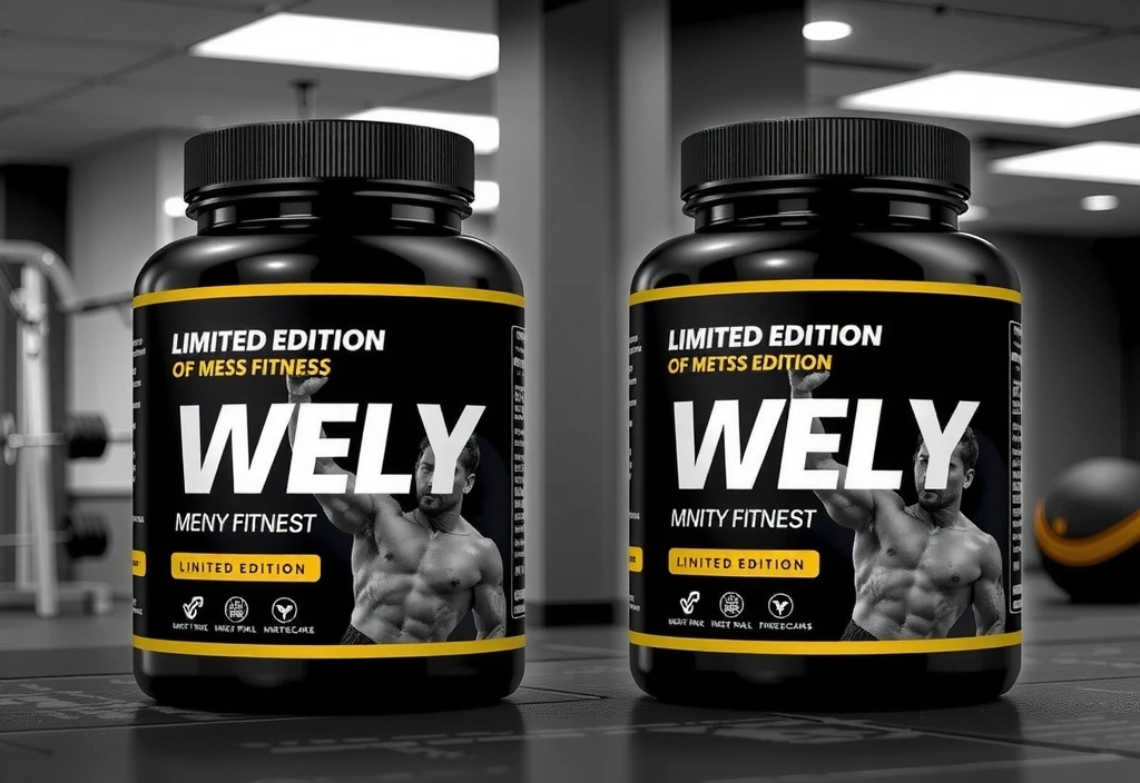 Limited edition men's fitness supplement